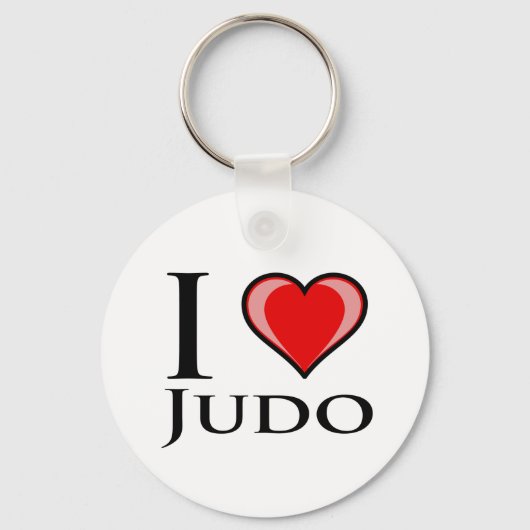 Porte-clés J'aime le judo (Recto)