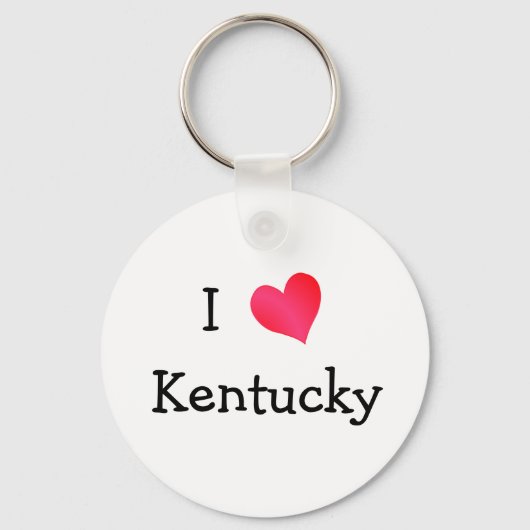 Porte-clés J'Aime Le Kentucky (Recto)
