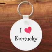 Porte-clés J'Aime Le Kentucky (Recto)