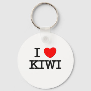 Porte-clés J'aime le KIWI (la nourriture)