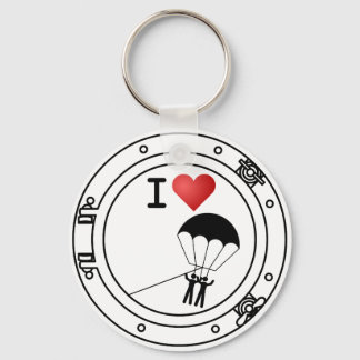 Porte-clés J'Aime Le Parachute