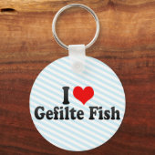 Porte-clés J'Aime Le Poisson Gefilte (Recto)