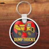 Porte-clés J'aime le Porte - clé Big Dump Trucks (Recto)