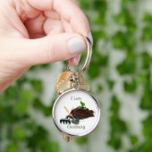 Porte-clés J'aime le porte - clé de jardinage (main)