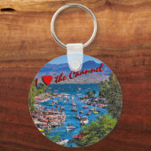 Porte-clés J'aime le Porte - clé de la chaîne (Recto)