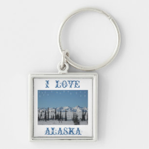 Porte-clés J'AIME le porte - clé de l'ALASKA
