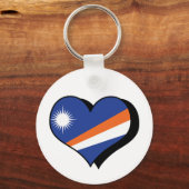 Porte-clés J'Aime Le Porte - clé Des Îles Marshall (Recto)