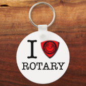 Porte-clés J'aime le porte - clé du Rotary (Recto)