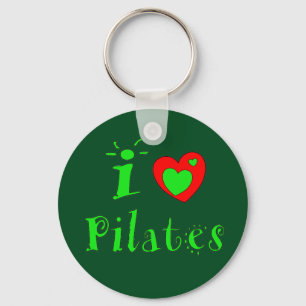 Porte-clés J'aime le Porte - clé Pilates