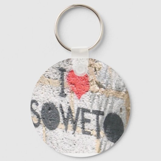 Porte-clés j'aime le porte - clé soweto (Recto)