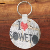 Porte-clés j'aime le porte - clé soweto (Recto)