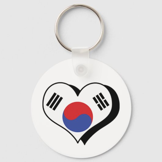 Porte-clés J'aime le Porte - clé sud-coréen (Recto)