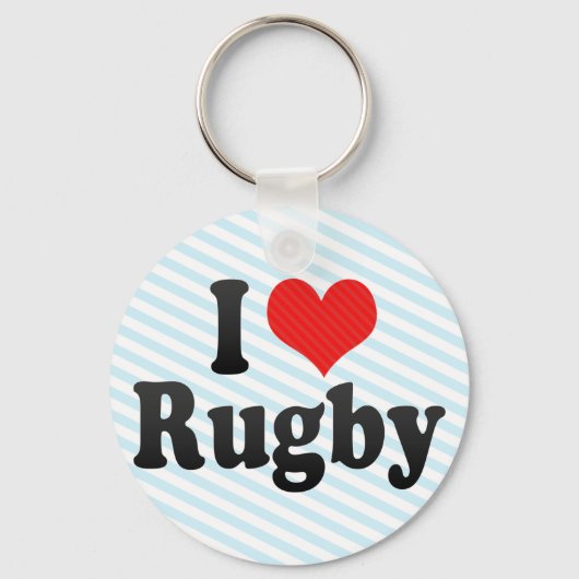 Porte-clés J'Aime Le Rugby (Recto)