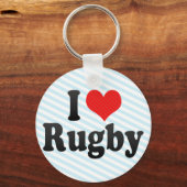 Porte-clés J'Aime Le Rugby (Recto)