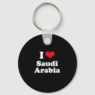 Porte-clés J'aime le T-shirt de l'Arabie Saoudite