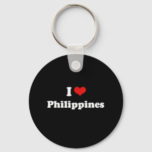 Porte-clés J'aime le T-shirt de Philippines