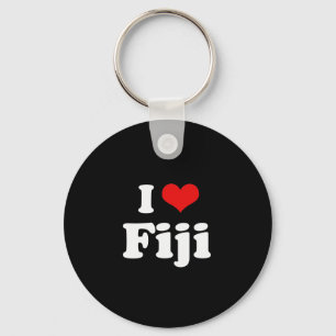 Porte-clés J'aime le T-shirt des Fidji