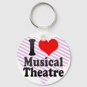 Porte-clés J'aime le théâtre musical