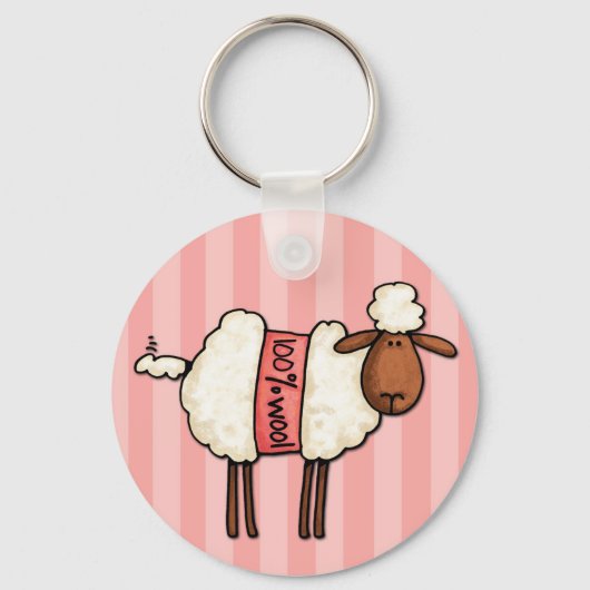 Porte-clés j'aime le tricot (Recto)