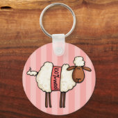 Porte-clés j'aime le tricot (Recto)