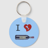 Porte-clés J'Aime Le Vin (Recto)