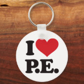 Porte-clés J'Aime L'Éducation Physique ! (Recto)