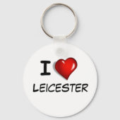 Porte-clés J'aime Leicester (Recto)