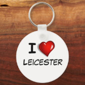 Porte-clés J'aime Leicester (Recto)