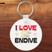 Porte-clés J'Aime L'Endive (Recto)