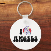 Porte-clés J'aime les Anges (Recto)