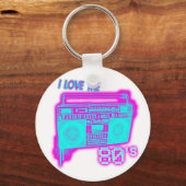 Porte-clés J'AIME LES années 80 (Recto)