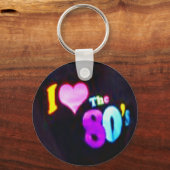 Porte-clés J'Aime Les Années 80 (Recto)