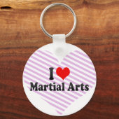 Porte-clés J'aime les arts martiaux (Recto)