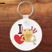 Porte-clés J'Aime Les Axolotls (Recto)