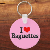 Porte-clés J'aime les baguettes (Recto)