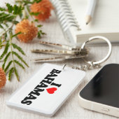 PORTE-CLÉS J'AIME LES BAHAMAS (Devant droit)