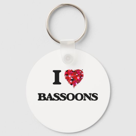 Porte-clés J'Aime Les Bassoons (Recto)