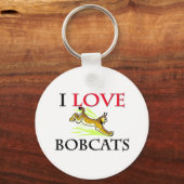 Porte-clés J'Aime Les Bobcats (Recto)