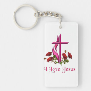Porte-clés J'aime les cadeaux de Jésus