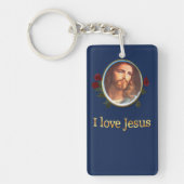 Porte-clés J'aime les cadeaux de Jésus (Devant)