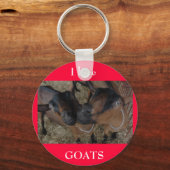 Porte-clés J'aime les CHEMINES (Recto)