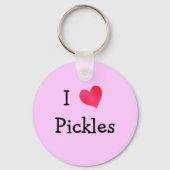 Porte-clés J'aime les chicelles (Recto)