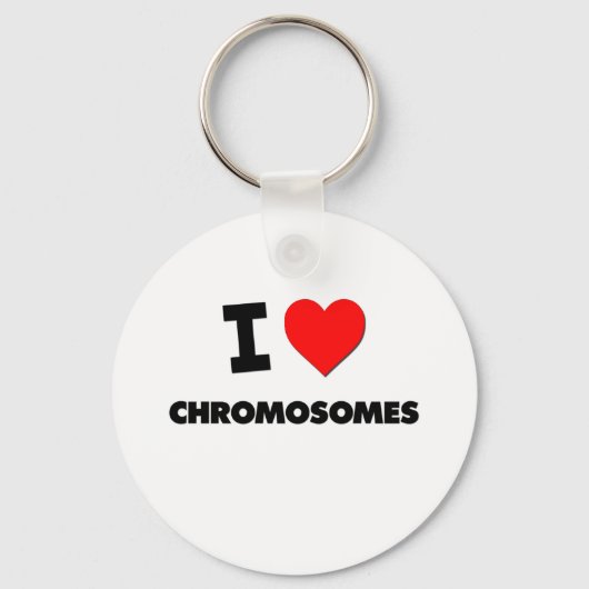 Porte-clés J'aime les Chromosomes (Recto)
