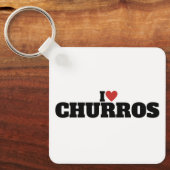 Porte-clés J'aime les churros (Recto)