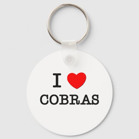 Porte-clés J'aime les COBRAS (Recto)