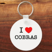 Porte-clés J'aime les COBRAS (Recto)