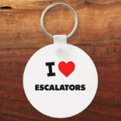 Porte-clés J'aime les Escalators (Recto)