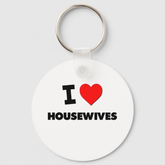 Porte-clés J'aime les femmes au foyer (Recto)