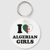 Porte-clés J'aime les filles algériennes (Verso)