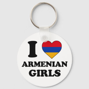 Porte-clés J'aime les filles arméniennes